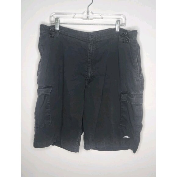 Nike Cargo Shorts Y2K Chino Multi Pocket Casual Athletic Bottom Size XXL - Picture 1 of 6